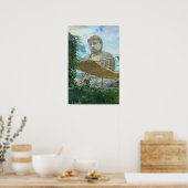 La Farge - Het grote beeld van Amida Boeddha bij K Poster (Keuken)