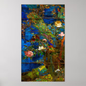 La Farge - Peacocks Poster (Voorkant)