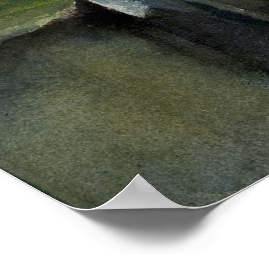 La Farge - Water Lily in Sunlight Poster (Hoek)