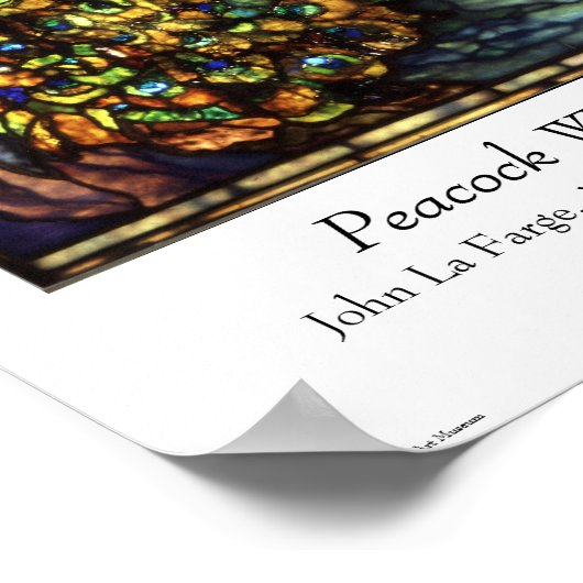 La Farge Window - Poster (Hoek)