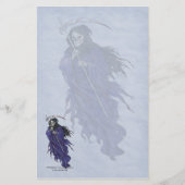 La Faucheuse Gothic Stationery Briefpapier (Voorkant)