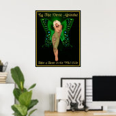 La Fee Verte Absinthe Poster (Thuiskantoor)