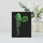 La Fee Verte scrollen Briefkaart (Staand voorkant)