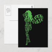 La Fee Verte scrollen Briefkaart (Voorkant / Achterkant)
