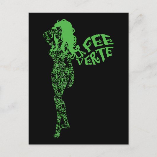 La Fee Verte scrollen Briefkaart (Voorkant)