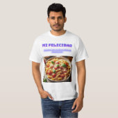 La Felicidad en un Plato de Macarrones T-shirt (Voorkant volledig)