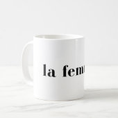 La Femme Chic Feminine French Style Design Koffiemok (Voorkant links)