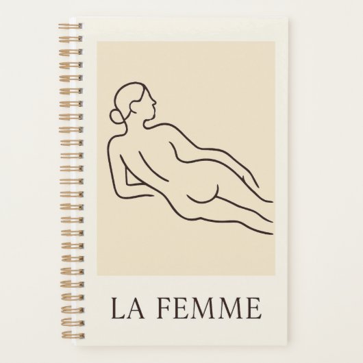 La Femme – Elegante minimalistische planner (Voorkant)
