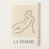 La Femme – Elegante minimalistische planner (Achterkant)