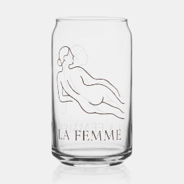 La Femme – Elegante minimalistische stijl Blikvorm Glas
