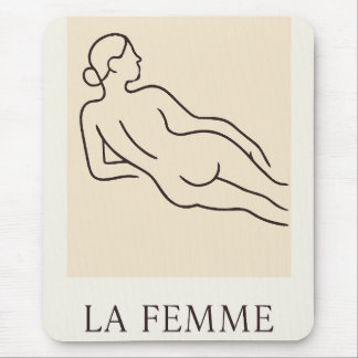 La Femme – Elegante minimalistische stijl Muismat