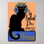 La Festival Du Jazz, Chat Noir Poster (Voorkant)