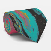 La Fiesta 1 Helder Kleurrijk Leuk Stropdas (Opgerold)
