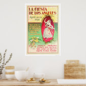 La Fiesta de Los Angeles 1896 Poster (Keuken)