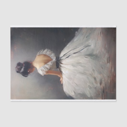 La Fille 1 Decoupage papier (Voorkant)