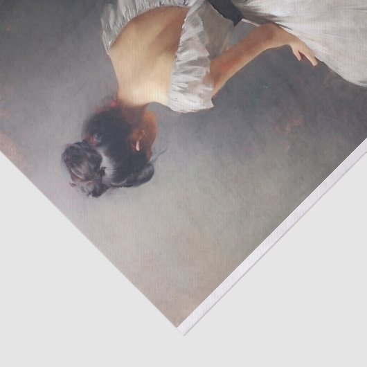 La Fille 1 Decoupage papier (Detail)