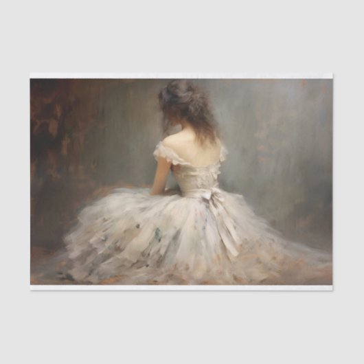 La Fille 2 Decoupage papier (Voorkant)