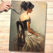 La Fille 4 Decoupage papier