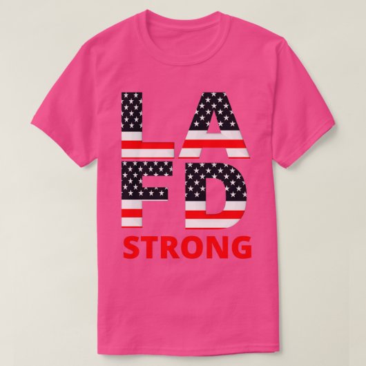 LA Fire Department Strong Classic TShirt (Design voorkant)