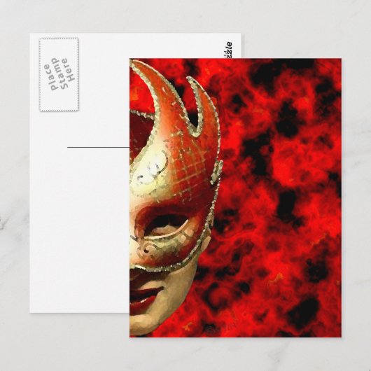 La Flame Briefkaart (Voorkant / Achterkant)