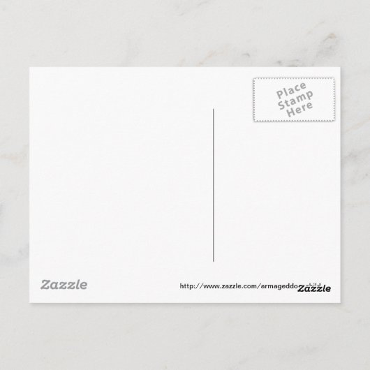 La Flame Briefkaart (Achterkant)