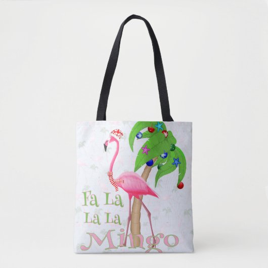 La Flamingo Xmas Tote Bag (Voorkant)