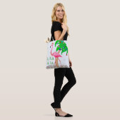 La Flamingo Xmas Tote Bag (Op model)