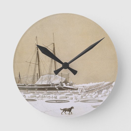 La Fleche bij Kil-Bouroun binnengevallen door ijs, Ronde Klok (Voorkant)