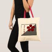 La Fleur Rouge Canvas tas (Voorkant (product))