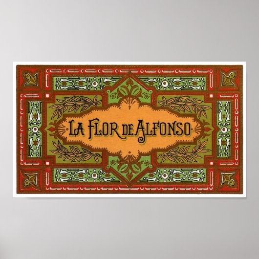 La Flor de Alfonso Poster (Voorkant)