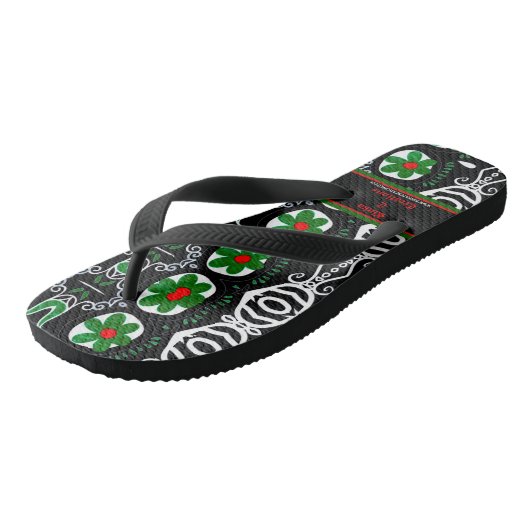 La Flor Verde Teenslippers (Schuin)