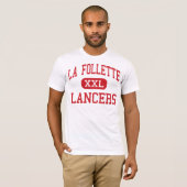 La Follette - Lancers - High-Madison Wisconsin T-shirt (Voorkant volledig)