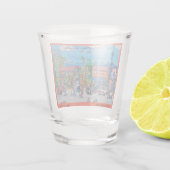 La Fonda, La Mission, Baja Shot Glass Glas (Achterkant)