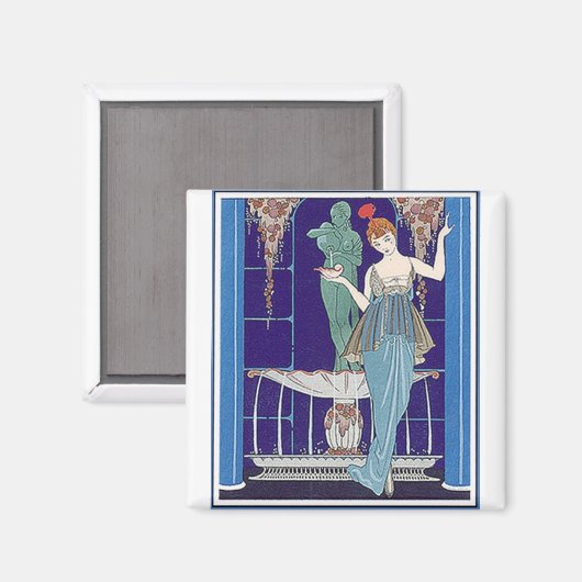 "La Fontaine de Coquillages" Magneet (Voorkant / Achterkant)