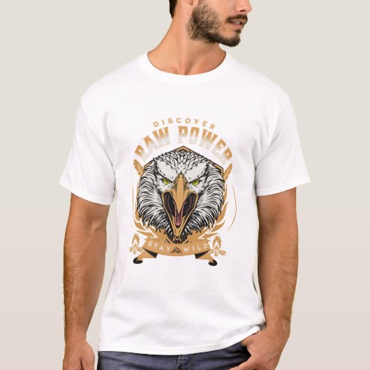 La Force Brute Citation Inspiration Message Phrase T-shirt (Voorkant)