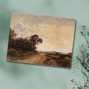 La Forêt de Fontainebleau aux Environs de Barbizon Briefkaart