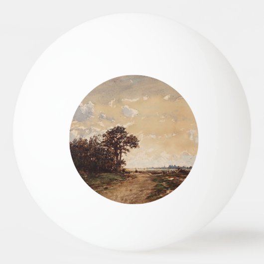 La Forêt de Fontainebleau aux Environs de Barbizon Pingpongbal (Voorkant)