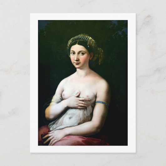La Fornarina, Raphael Briefkaart (Voorkant)