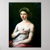 La Fornarina, Raphael Poster (Voorkant)