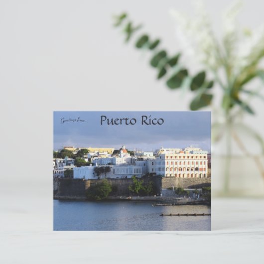 La Fortaleza San Juan Puerto Rico Briefkaart (Staand voorkant)