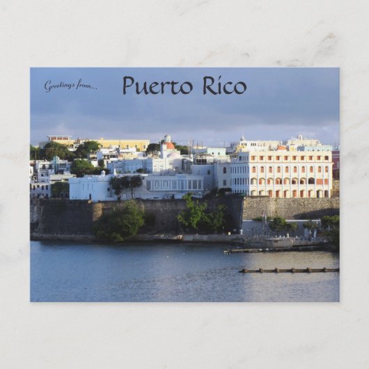 La Fortaleza San Juan Puerto Rico Briefkaart (Voorkant)