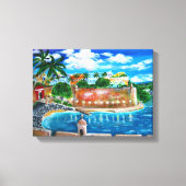 La Fortaleza, San Juan, Puerto Rico Canvas Print (Voorkant)