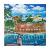La Fortaleza, San Juan, Puerto Rico - Tile Tegeltje (Voorkant)
