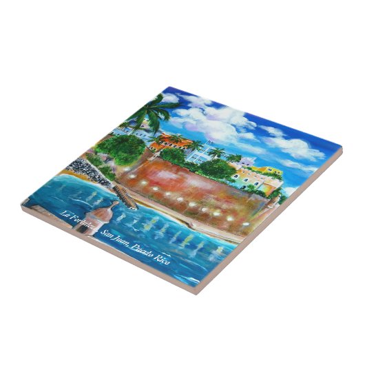 La Fortaleza, San Juan, Puerto Rico - Tile Tegeltje (Zijkant)