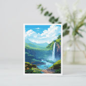 La Fortuna Waterval San Carlos Costa Rica Reizen Briefkaart (Staand voorkant)