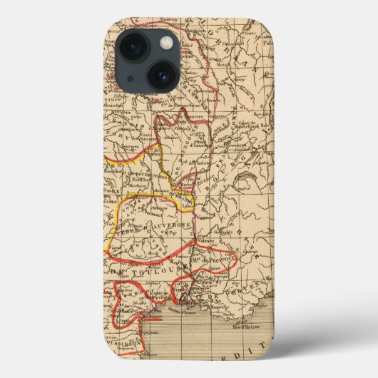 La France 1223 a 1270 Case-Mate iPhone Case (Achterkant)