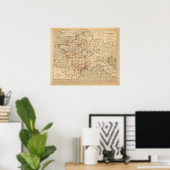 La France 1223 a 1270 Poster (Thuiskantoor)