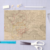 La France 1223 a 1270 Tissuepapier (Craft)