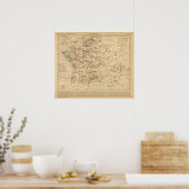 La France 1364 a 1380 Poster (Keuken)