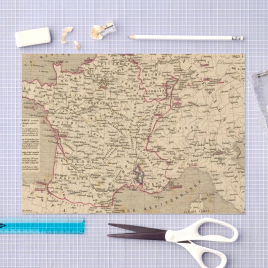 La France 1643 a 1715 Tissuepapier (Craft)